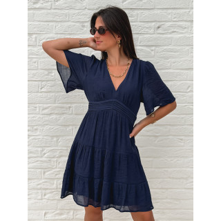 Robe courte Getty - Bleu Marine