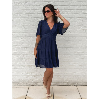 Robe courte Getty - Bleu Marine