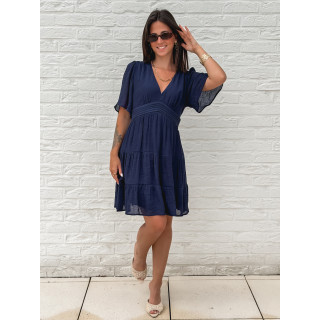 Robe courte Getty - Bleu Marine