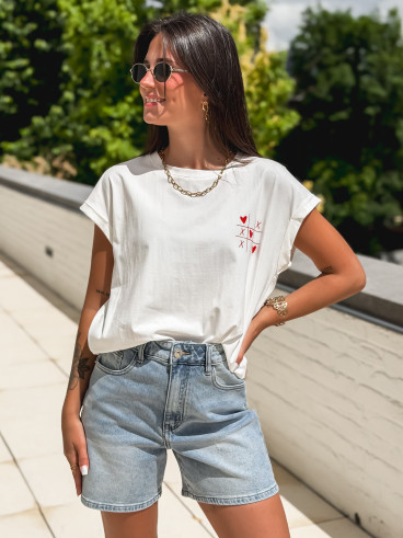 T-shirt yléana - Blanc