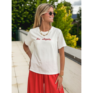 T-shirt "Los Angeles"- Blanc