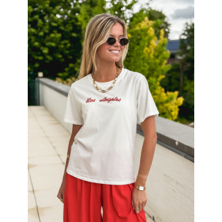 T-shirt "Los Angeles"- Blanc