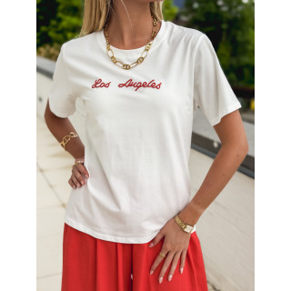 T-shirt "Los Angeles"- Blanc