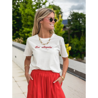 T-shirt "Los Angeles"- Blanc