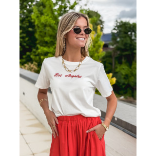 T-shirt "Los Angeles"- Blanc
