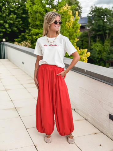 T-shirt "Los Angeles"- Blanc
