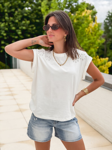 T-shirt Ludivine - Blanc