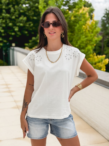T-shirt Ludivine - Blanc