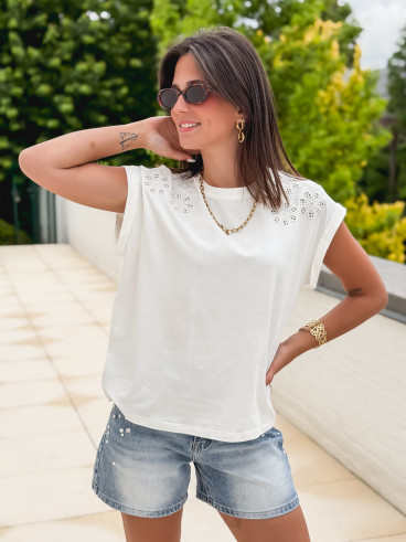 T-shirt Ludivine - Blanc