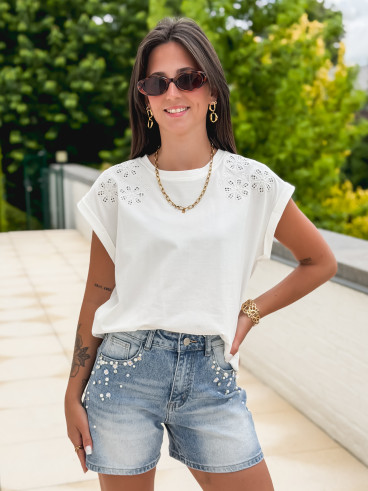 T-shirt Ludivine - Blanc