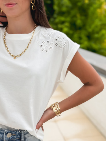 T-shirt Ludivine - Blanc