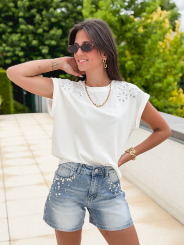 T-shirt Ludivine - Blanc