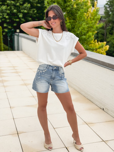 T-shirt Ludivine - Blanc