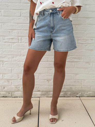 Short en jeans Donnatella - Bleu clair