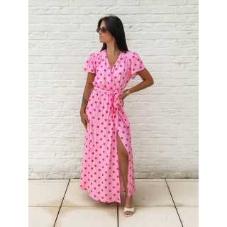 Robe longue Élyséa - Rose