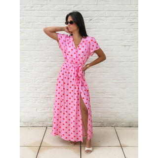 Robe longue Élyséa - Rose