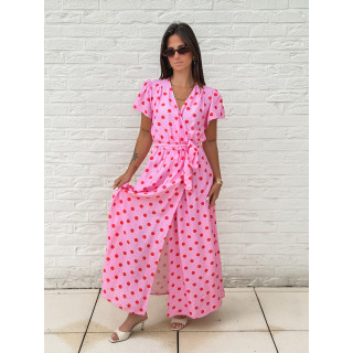 Robe longue Élyséa - Rose