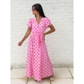 Robe longue Élyséa - Rose