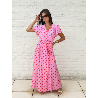 Robe longue Élyséa - Rose