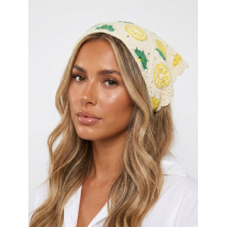 Bandana Lemon - Ecru/Jaune