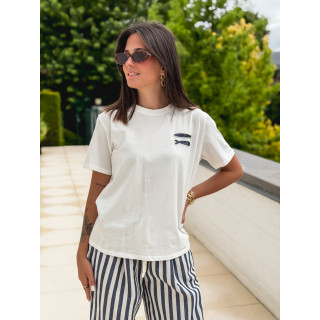 T-shirt "Fish" - Blanc