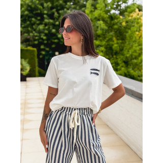 T-shirt "Fish" - Blanc