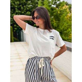 T-shirt "Fish" - Blanc