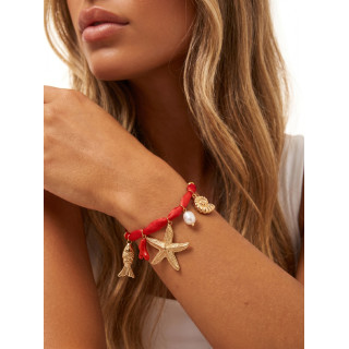 Bracelet Antigone - Rouge
