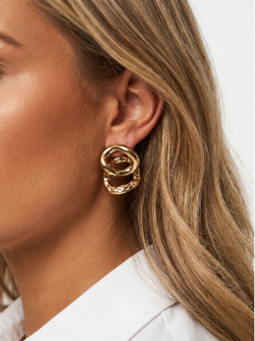 Boucles d'oreilles Matena - Doré