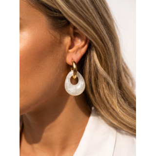 Boucles d'oreilles Maïtena - Doré