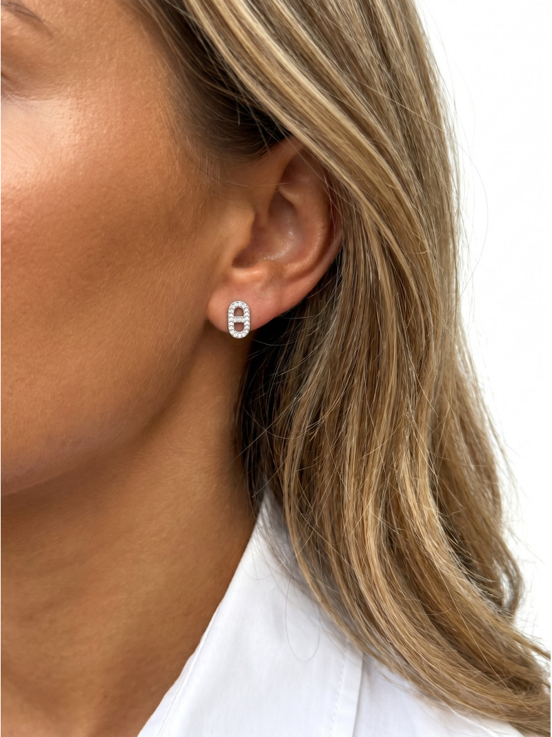Boucles d'oreilles Marnie - Argenté
