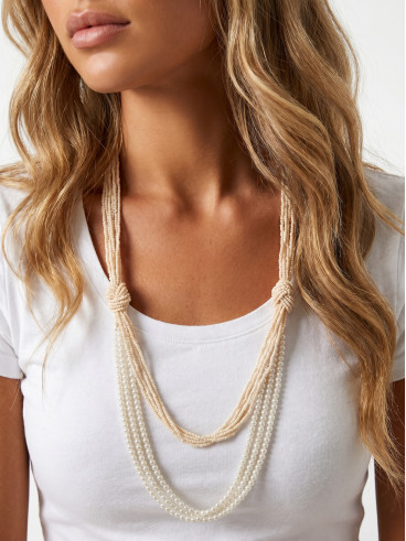 Collier Athénaé - Blanc