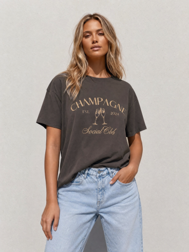 T-shirt Festi - Gris foncé