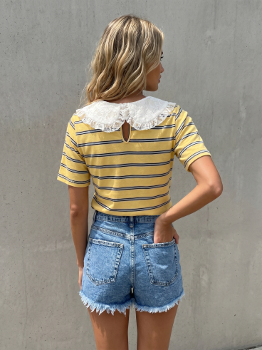 T-shirt Appoline - Jaune