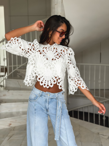 Blouse Loriel - Ecru Blouse Loriel - Ecru