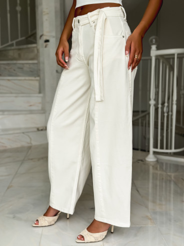 Jeans Maréva - Crème