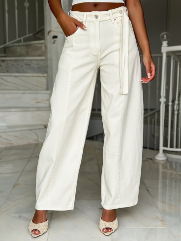Jeans Maréva - Crème