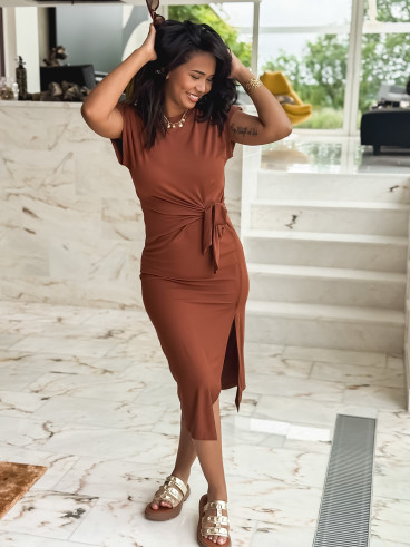 Robe Meraldine - Brun Robe Meraldine - Brun