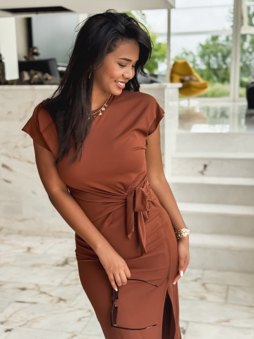 Robe Meraldine - Brun