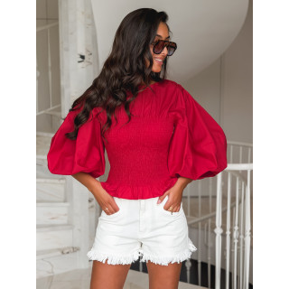 Blouse Abigaëlle - Rouge