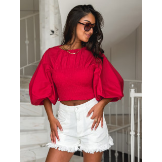 Blouse Abigaëlle - Rouge
