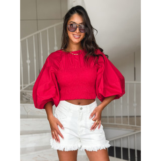 Blouse Abigaëlle - Rouge