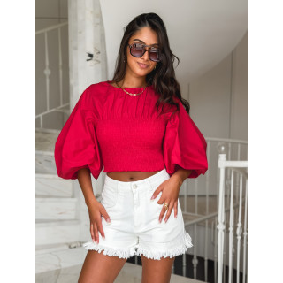 Short en jeans Masila - Blanc