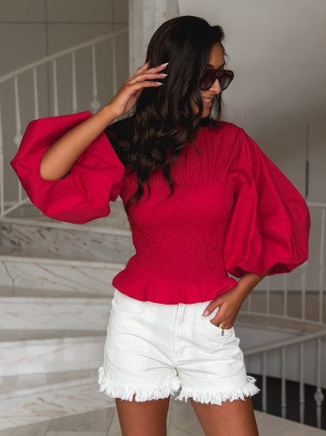 Short en jeans Masila - Blanc