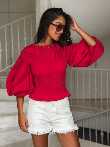 Short en jeans Masila - Blanc
