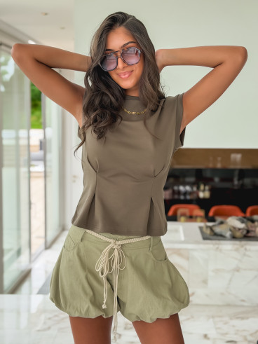 T-shirt Betty - Kaki