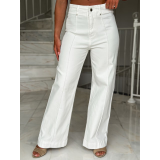 Jeans Blandine - Blanc