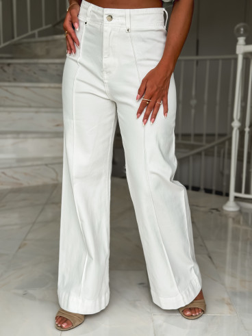 Jeans Blandine - Blanc Jeans Blandine - Blanc