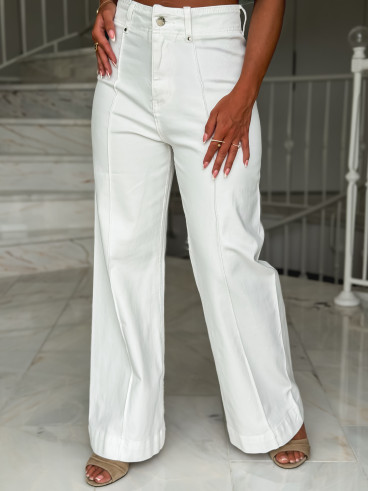 Jeans Blandine - Blanc Jeans Blandine - Blanc