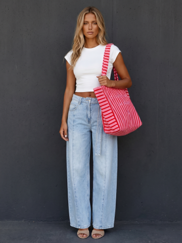 Sac de plage Marya - Rose